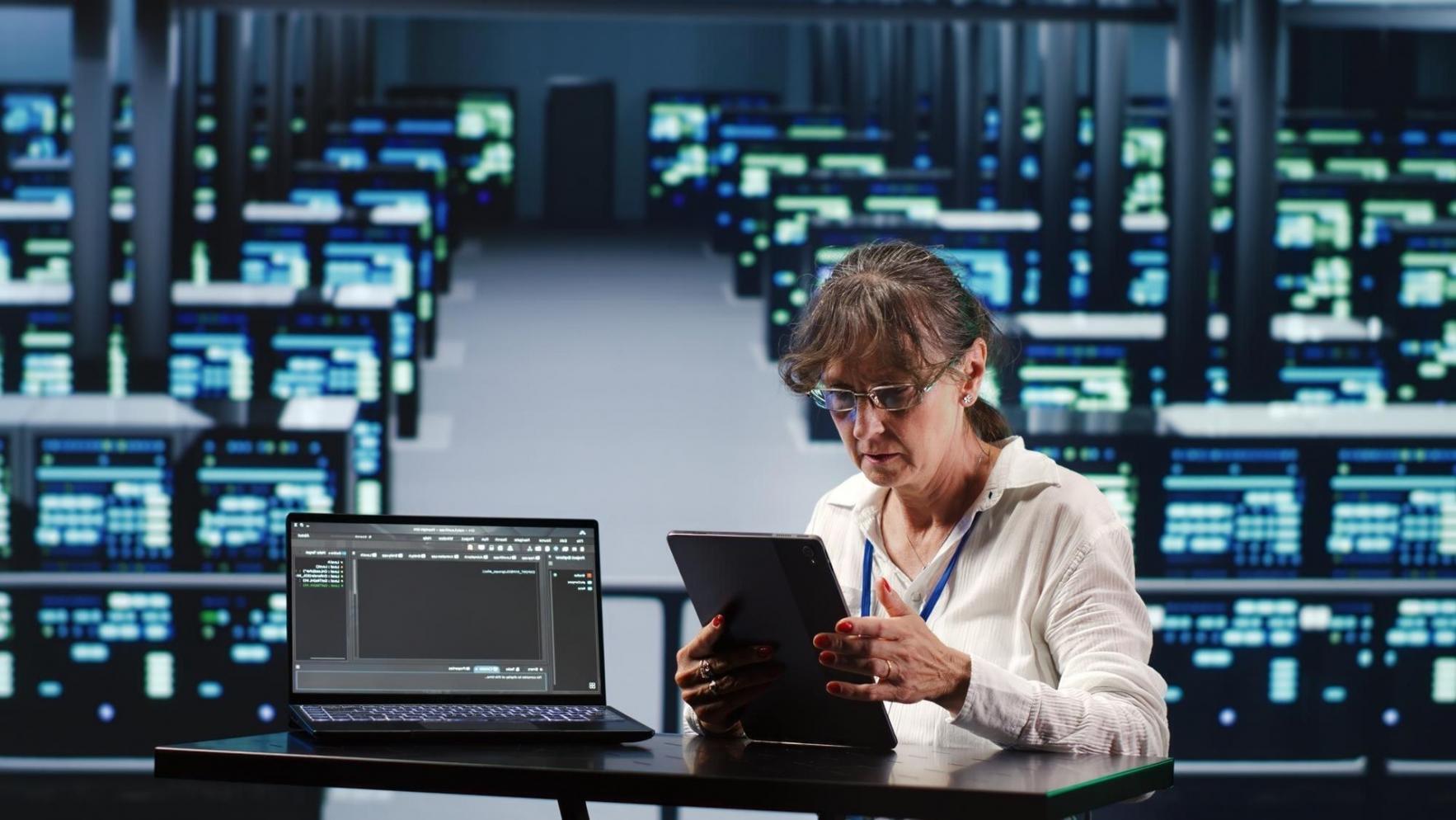 Financiële data-analyse workspace met tools en visualisaties